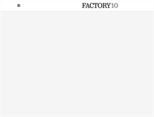 Tablet Screenshot of factory10.it